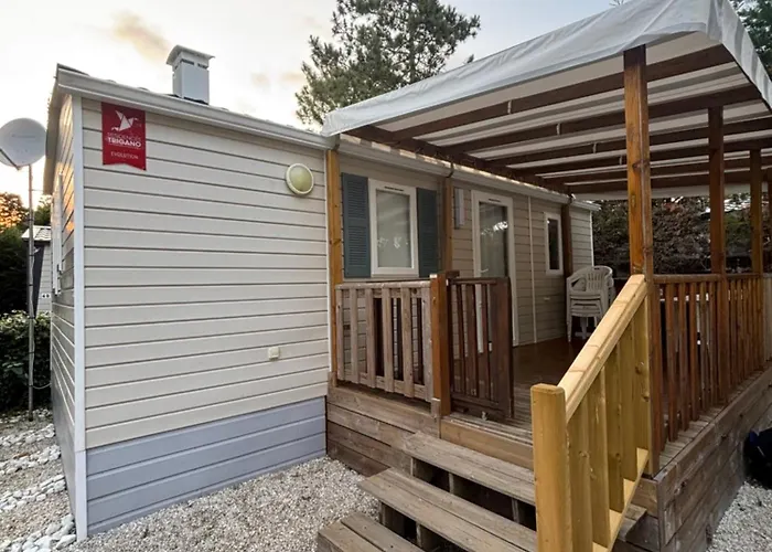 אתר קמפינג Mobil Climatise Le Bois Dormant 4 Etoiles סן ז'אן דה מון